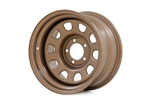 Rough Country - Steel Wheel/Bronze/15x8/5x4.5/3.30 Bore/-19 | RC158545B