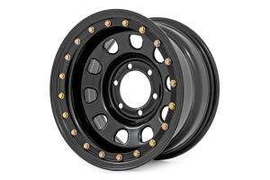 Rough Country - Rough Country - Steel Simulated Bead Lock Wheel/Black/16x8/6x5.5/4.25 Bore/-12 | RC51-6883SL - Image 1