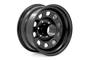Rough Country - Steel Wheel/Black/16x8/5x5/3.30 Bore/-12 | RC52-6873