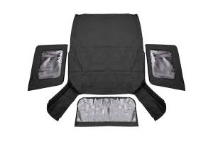 Rough Country - Rough Country - Soft Top - Replacement - Black - 2 Door - Jeep Wrangler JK 4WD (2007-2009) | RC85240.35 - Image 1
