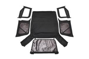Rough Country - Rough Country - Soft Top - Replacement - Black - Half Doors - Jeep Wrangler TJ 4WD (97-06) | RC85350.35 - Image 2