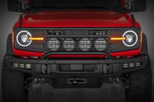 Rough Country - Rough Country - DRL Halo LED Headlights - DOT Approved - Ford Bronco 4WD (2021-2025) | RCH5500 - Image 1