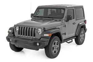 Rough Country - Rough Country - Nerf Steps - Full Length - 2 Door - Jeep Wrangler JL 4WD (2018-2025) | RCJ1846B - Image 4