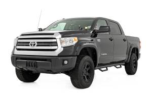 Rough Country - Rough Country - Nerf Steps - Cab Length - CrewMax - 5'7 in. Bed - Toyota Tundra 2WD/4WD (07-21) | RCT0786CCB - Image 2