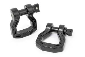 Rough Country - D-Ring - Forged - Pair - Black | RS118