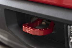 Rough Country - Rough Country - Tow Hooks - Forged - Red - Chevy Silverado 1500 2WD/4WD (2019-2025 & Classic) | RS132 - Image 4