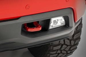 Rough Country - Rough Country - Tow Hooks - Forged - Red - Chevy Silverado 1500 2WD/4WD (2019-2025 & Classic) | RS132 - Image 5