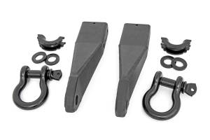 Rough Country - Rough Country - Tow Hook Brackets - D-Ring Combo - GMC Sierra 2500 HD 2WD/4WD (2020-2025) | RS159 - Image 1