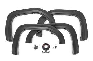 Rough Country - Fender Flares - Sport - GAN Silver Ice Metallic - GMC Sierra 1500 2WD/4WD (2019-2025 & Classic) | S-G11911-GAN