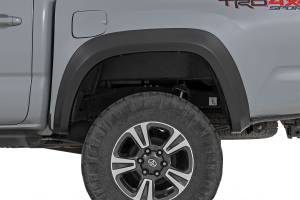 Rough Country - Rough Country - Fender Flares - Sport - 4X0 Inferno - Toyota Tacoma 2WD/4WD (2016-2023) | S-T11621-4X0 - Image 5