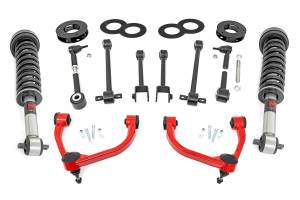 Rough Country - 3 Inch Lift Kit - UCA - M1 Struts - Ford Expedition 4WD (2018-2024) | 40240RED