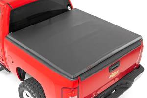 Rough Country - Soft Tri-Fold Bed Cover - 5'9 in. Bed - Chevy/GMC 1500 (07-13) | 41207550A - Image 1