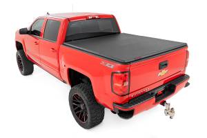Rough Country - Soft Tri-Fold Bed Cover - 5'9 in. Bed - Chevy/GMC 1500 (14-18 & Classic) | 41214550A