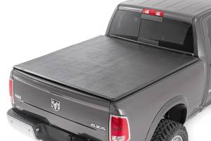 Rough Country - Soft Tri-Fold Bed Cover - 5'7 in. Bed - Ram 1500 2WD/4WD (2010-2018 & Classic) | 41309550A - Image 1