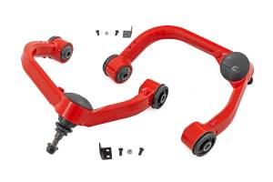 Rough Country - Red Forged Upper Control Arms - 3 Inch Lift - Ford F-150 4WD (2021-2025) | 41400RED