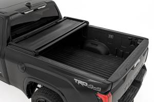 Rough Country - Soft Tri-Fold Bed Cover - With & W/O OE Rails - 6'7" Bed - Toyota Tundra (22-26) - 41419660A - Image 2