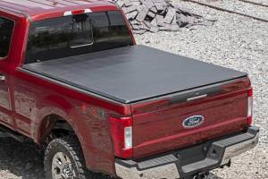 Rough Country - Rough Country - Soft Tri-Fold Bed Cover - 6'10 in. Bed - Ford F-250/F-350 Super Duty (17-25) | 41517650A - Image 2