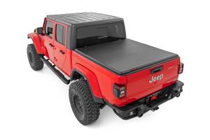 Rough Country - Soft Tri-Fold Bed Cover - 5' Bed - Jeep Gladiator JT 4WD (2020-2025) | 41620500A - Image 3