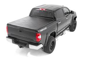 Rough Country - Soft Tri-Fold Bed Cover - 5'7 in. Bed - Toyota Tundra 2WD/4WD (2007-2025) | 41714551A - Image 2