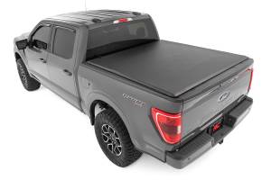 Rough Country - Rough Country - Soft Roll Up Bed Cover - 5'7 in. Bed - Ford F-150/F-150 Lightning/Raptor (15-25) | 42220550 - Image 3