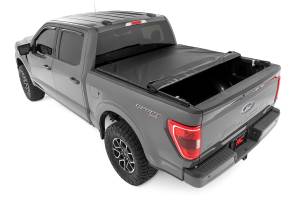 Rough Country - Rough Country - Soft Roll Up Bed Cover - 5'7 in. Bed - Ford F-150/F-150 Lightning/Raptor (15-25) | 42220550 - Image 4