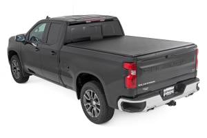 Rough Country - Soft Roll Up Bed Cover - 6'7 in. Bed - Chevy/GMC Sierra/Silverado 1500 (19-25) | 42308650 - Image 1