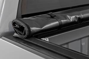 Rough Country - Rough Country - Soft Roll Up Bed Cover - 5'7 in. Bed - Toyota Tundra 2WD/4WD (2007-2021) | 42419550 - Image 5