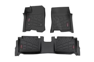 Rough Country - Sure-Fit Floor Mats- Front & Rear - Chevy/GMC Canyon/Colorado 2WD/4WD(2023-2025) - SM21313