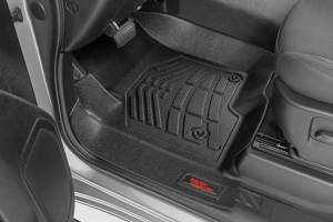 Rough Country - Rough Country - Sure-Fit Floor Mats - FR & RR - FR Bucket - Crew - Chevy/GMC 1500/2500HD/3500HD (19-25 & Classic) | SM21612 - Image 2