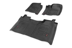 Rough Country - Rough Country - Sure-Fit Floor Mats - FR & RR - FR Bucket - Crew - Chevy/GMC 1500/2500HD/3500HD (19-25 & Classic) | SM21612 - Image 4