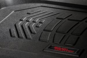 Rough Country - Rough Country - Sure-Fit Floor Mats - FR & RR - FR Over Hump - Crew - Chevy/GMC 1500/2500HD/3500HD (19-25) | SM21613 - Image 3
