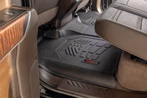 Rough Country - Rough Country - Sure-Fit Floor Mats - FR & RR - FR Over Hump - Crew - Chevy/GMC 1500/2500HD/3500HD (19-25) | SM21613 - Image 5