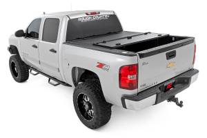 Rough Country - Hard Tri-Fold Flip Up Bed Cover - 5'9 in. Bed - Chevy/GMC 1500 (07-13) | 49113551 - Image 3