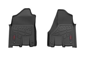 Rough Country - Sure-Fit Floor Mats - Front Bucket - Crew - Ram 2500/3500 2WD/4WD (2019-2025) | SM31431