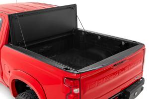 Rough Country - Hard Tri-Fold Flip Up Bed Cover - 5'10 in. Bed - Chevy/GMC Sierra/Silverado 1500 (19-25) | 49120580 - Image 2