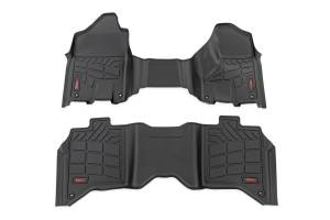 Rough Country - Sure-Fit Floor Mats - Front & Rear - Crew - Ram 2500/3500 2WD/4WD (2019-2025) | SM31530