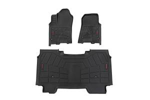 Rough Country - Sure-Fit Floor Mats - Front & Rear - Crew - Ram 1500 2WD/4WD (2025) | SM31630