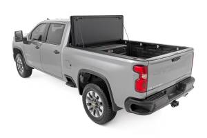 Rough Country - Hard Tri-Fold Flip Up Bed Cover - 6'9 in. Bed - Chevy/GMC Silverado/Sierra 2500HD/3500HD (20-25) | 49120651 - Image 4