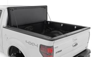 Rough Country - Hard Tri-Fold Flip Up Bed Cover - 6'7 in. Bed - Ford F-150 2WD/4WD (2004-2014) | 49214650 - Image 2