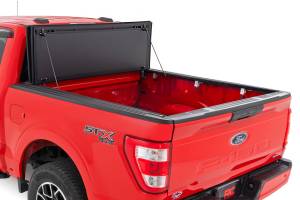 Rough Country - Hard Tri-Fold Flip Up Bed Cover - 5'7 in. Bed - Ford F-150 2WD/4WD (2015-2020) | 49220550 - Image 2