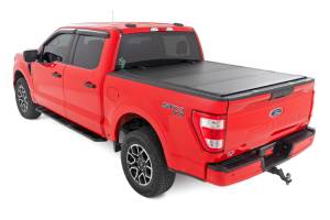 Rough Country - Rough Country - Hard Tri-Fold Flip Up Bed Cover - 6'7" Bed - Ford F-150 2WD/4WD (2015-2020) - 49225650_A - Image 3