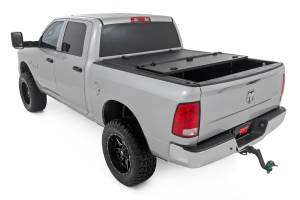Rough Country - Hard Tri-Fold Flip Up Bed Cover - 6'4 in. Bed - Ram 1500/2500/3500 (10-25 & Classic) | 49318650 - Image 4