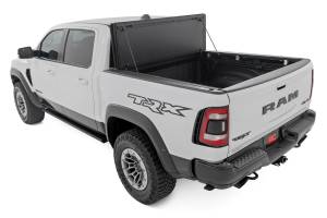 Rough Country - Hard Tri-Fold Flip Up Fold Bed Cover - 5'7 in. Bed - Ram 1500 (19-25)/1500 TRX (21-24) | 49320550 - Image 5