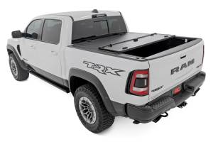 Rough Country - Hard Tri-Fold Flip Up Bed Cover - 6'4 in. - Ram 1500 (19-25)/1500 TRX (21-24) | 49320650 - Image 4