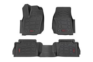 Rough Country - Sure-Fit Floor Mats - Front & Rear - Double Cab - Toyota Tacoma (24-25) | SM71224