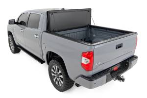 Rough Country - Hard Tri-Fold Flip Up Bed Cover - 5'7 in. Bed - Toyota Tundra 2WD/4WD (07-21) | 49414551 - Image 4