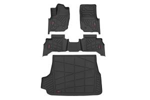 Rough Country - Sure-Fit Floor Mats - Front & Rear & Cargo Mat - Toyota 4Runner (2025) | SM71325