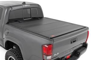 Rough Country - Hard Tri-Fold Flip Up Bed Cover - 6' Bed - Toyota Tacoma 2WD/4WD (2005-2015) | 49415600 - Image 1