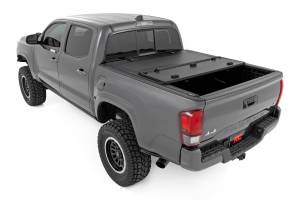 Rough Country - Hard Tri-Fold Flip Up Bed Cover - 6' Bed - Toyota Tacoma 2WD/4WD (2005-2015) | 49415600 - Image 4