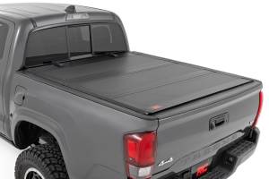 Rough Country - Hard Tri-Fold Flip Up Bed Cover - 6' Bed - Toyota Tacoma 2WD/4WD (2016-2023) | 49420600 - Image 1